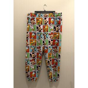 Disney Mickey & Friends All Over Print Joggers - Women's Oversized XL - NWOT